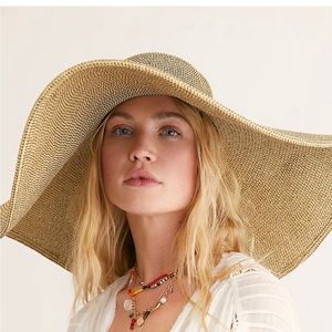 Free People Shady Character Wide Brim Hat